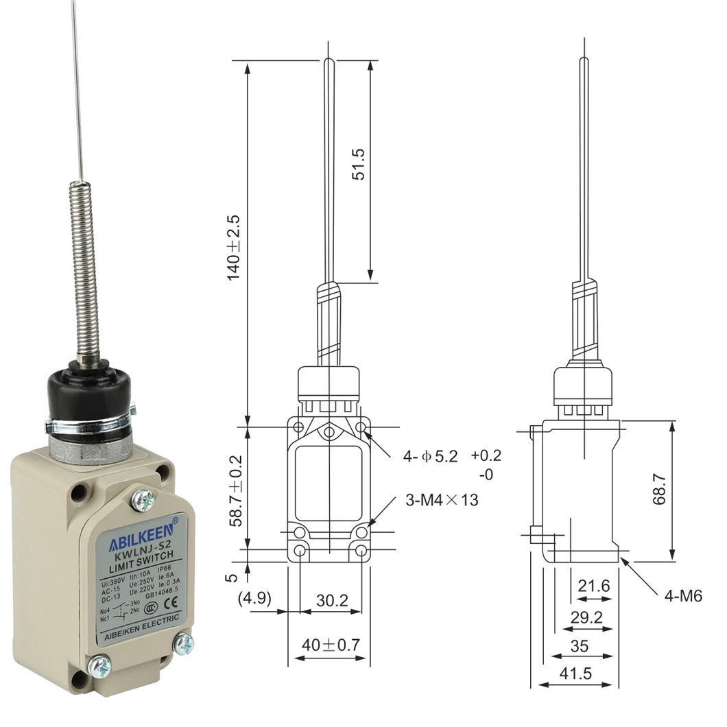 KWLNJ-S2 Limit Switch