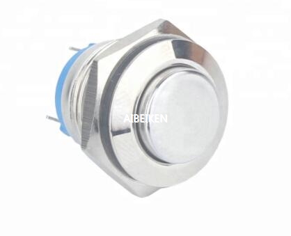 16mm High Head Metal Push Button Switch