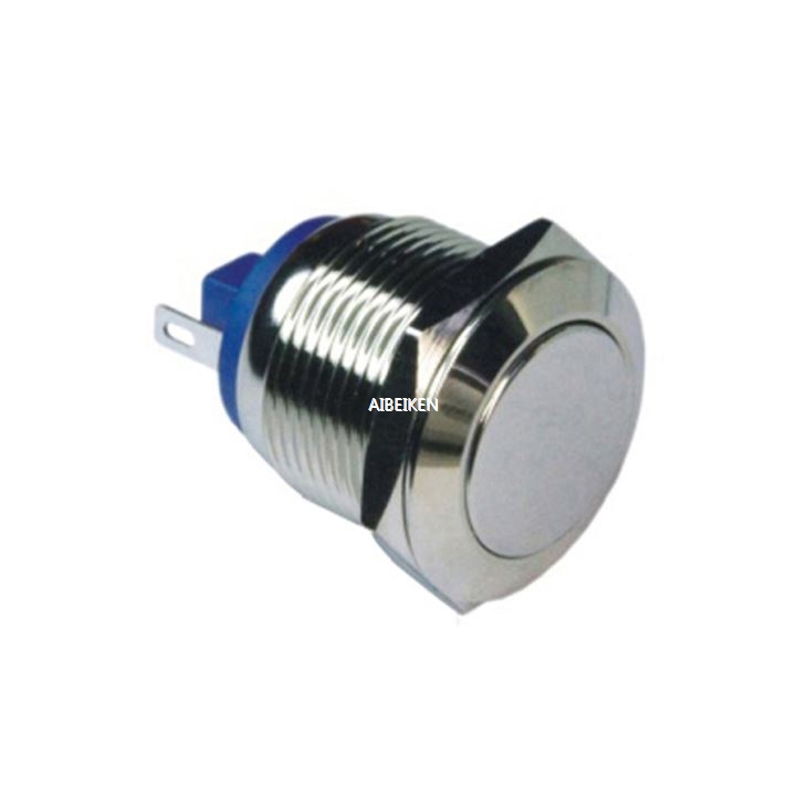 19mm 2 Pin Waterproof Push Button 220V