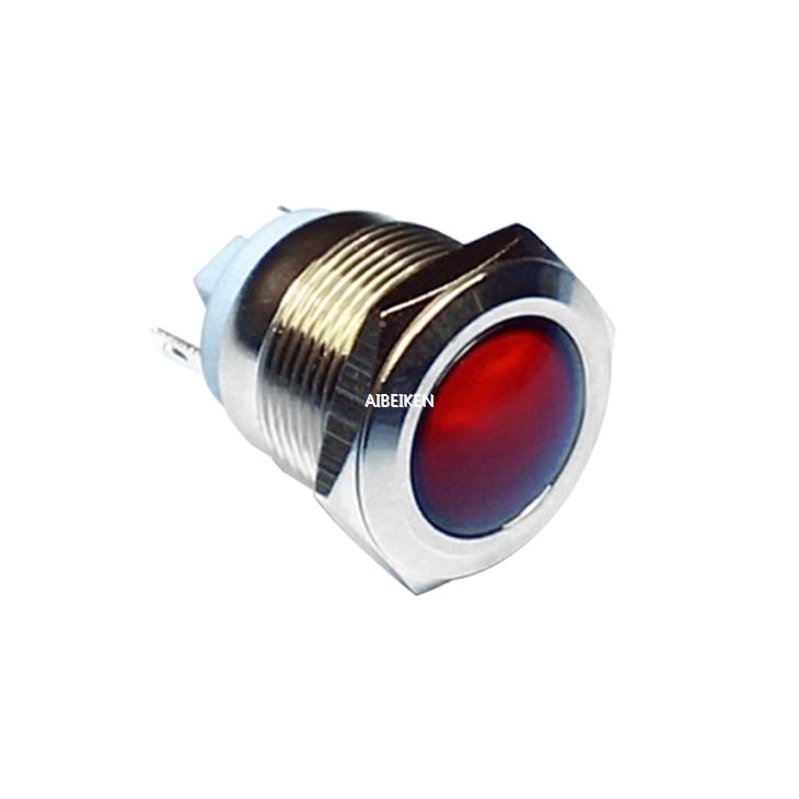 19mm 24V 120V Waterproof Metal Signal Lamp