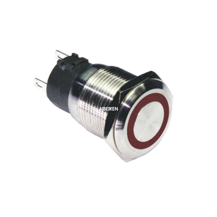 19mm Ring LED Metal Pilot Lamp