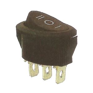 3Pins Mini Oval Rocker Switch