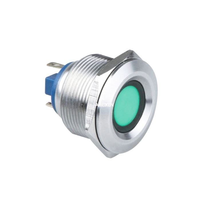 Stainless Steel 25mm Blue LED Light